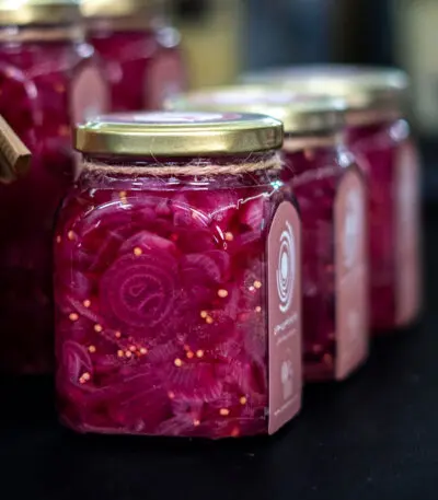 پیکل پیاز قرمز تخمیری